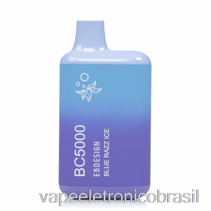 Vape Recarregável Bc5000 Descartável Azul Razz Ice